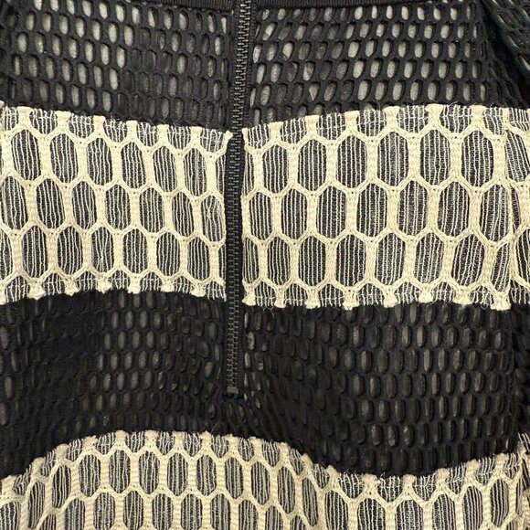 Sachi + Babi Maxi  striped ayako midi skirt in jet Size 2 - Picture 6 of 9